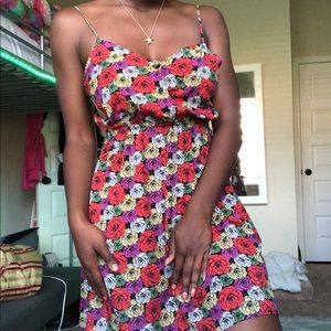 Floral Print Midi Dress